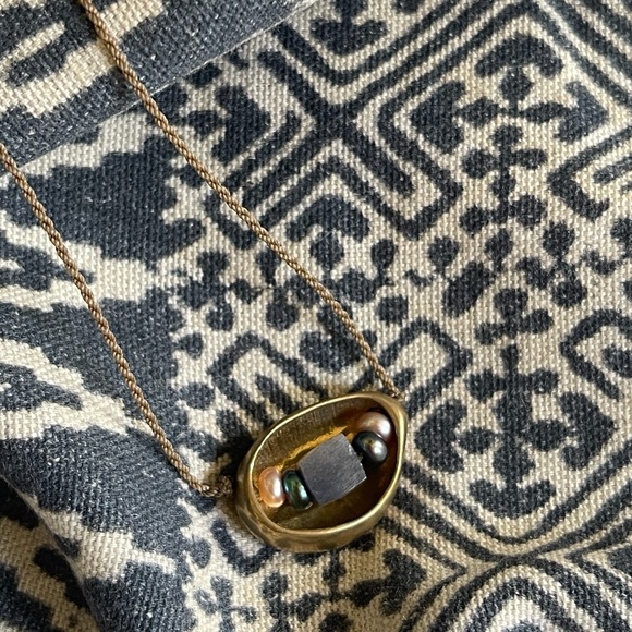 Cadillac Cowgirls Tula Blue Sea Pod Choker - Picture 6 of 10